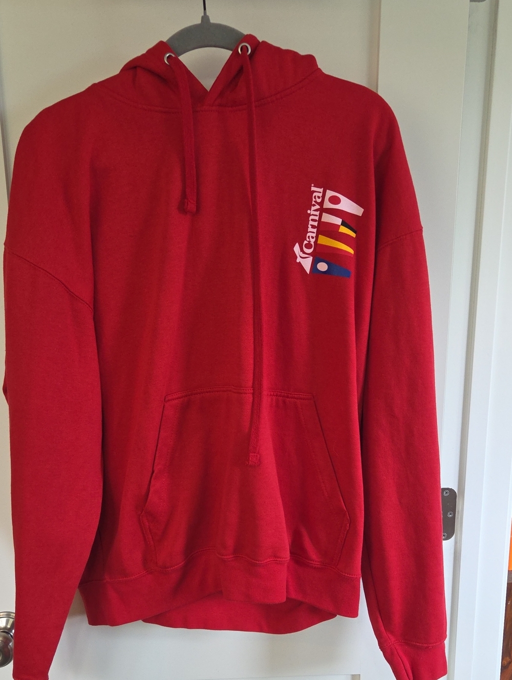 Carnival Red Men's Pullover Hoodie